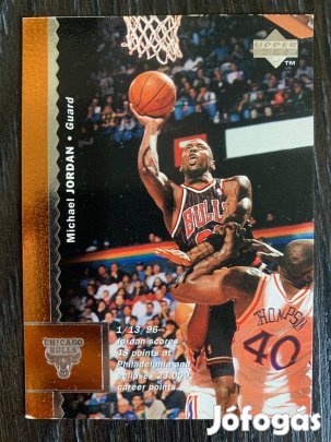 Michael Jordan 1996-97 Upper Deck #16 Kosaras Kártya Kosaraskártya NBA