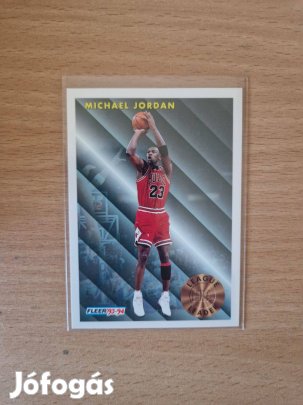Michael Jordan Fleer 1993-94 #224 kosaras kártya