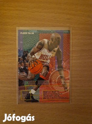 Michael Jordan Fleer 1995-96 #22 kosaras kártya