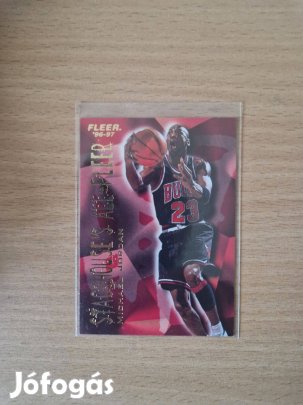 Michael Jordan Fleer 1996-97 Stackhouse's All-Fleer #4of12 kártya