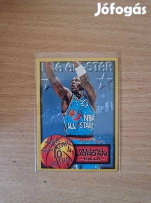 Michael Jordan Fleer 1996-97 #312 kosaras kártya