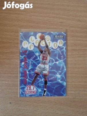 Michael Jordan Fleer 1998-99 #142 kosaras kártya