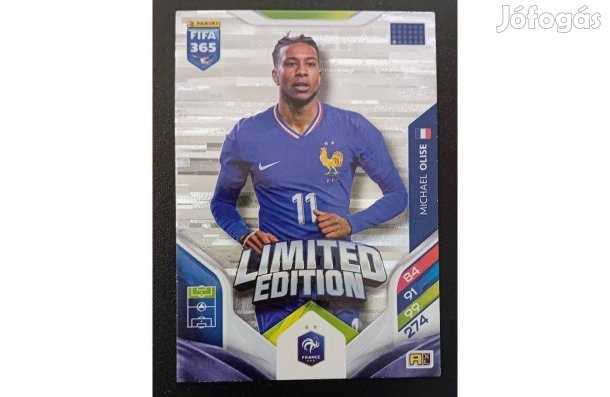 Michael Olise Franciaország Limited focis kártya Panini FIFA 2026