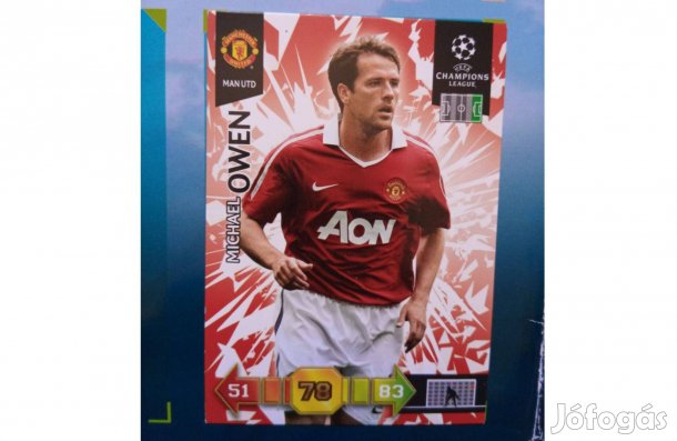 Michael Owen Champions League kártya