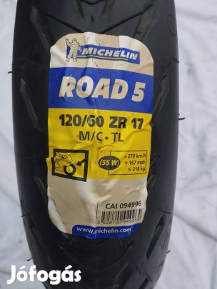 Michelin 120 / 60 ZR 17 M/C TL első gumi Road 5