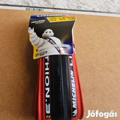 Michelin gumi Lithion 3 Black TS 23-622 (700x23C), kevlar új