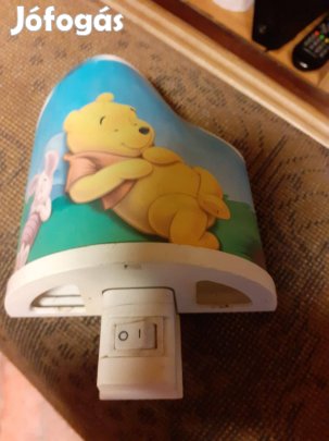 Mici Mackó éjjeli fény lámpa hibátlan