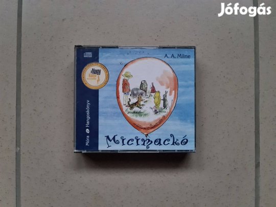Micimackó Hangoskönyv 6 db CD lemez Koltai Róbert előadásában