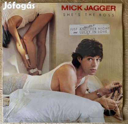 Mick Jagger She's The Boss bakelit hanglemez holland