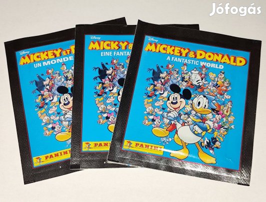 Mickey & Donald - A Fantastic World bontatlan matrica csomagok