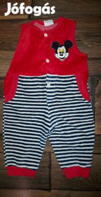 Mickey egeres plüss ujjatlan  rugdalózó