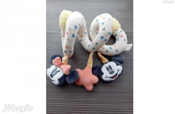 Mickey és Minnie babakocsira és kiságyra tekehető játék