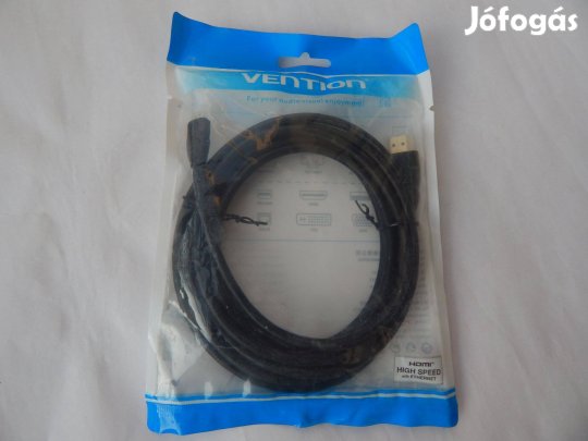 Micro HDMI To HDMI Vention Prémium Kábel 3 méter hossz Új