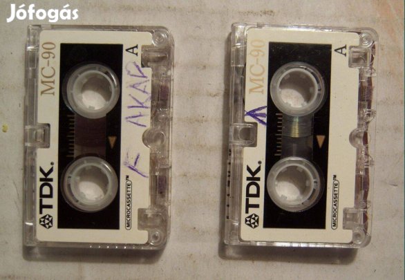 Microcassette (Ver.3) 2db TDK MC-90 (teszteletlen) ár.-/db