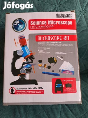 Microscop gyerekeknek 1200x-os nagyításig