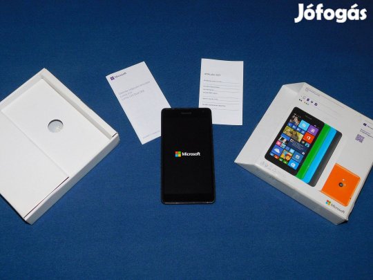 Microsoft Lumia 535 Dual-SIM okostelefon fóliázva, töltővel, dobozzal