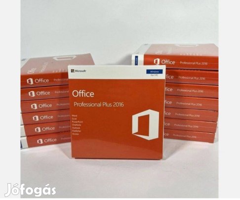 Microsoft Office 2016 Professional Plus DVD (5 db ellenőrzött számítóg