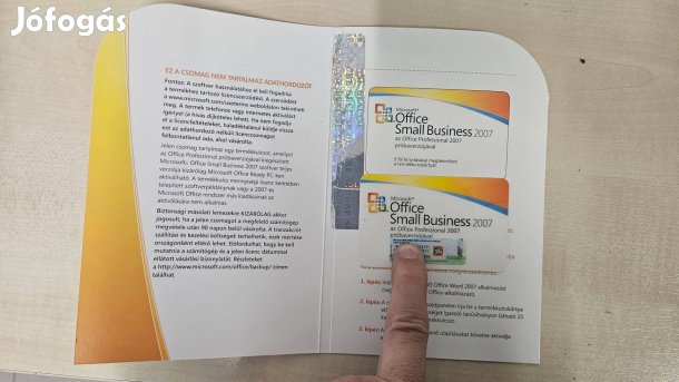 Microsoft Office Small Business 2007 szoftver liszensz