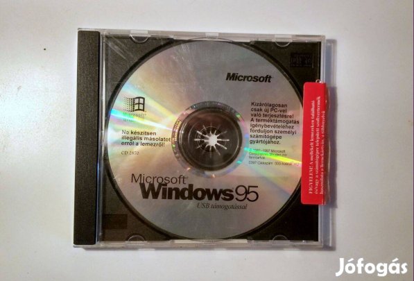 Microsoft Windows 95 CD (1997) teszteletlen