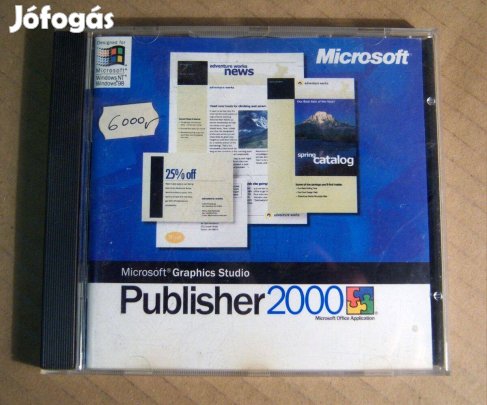Microsoft - Publisher 2000 (CD) 1999 (jogtiszta)