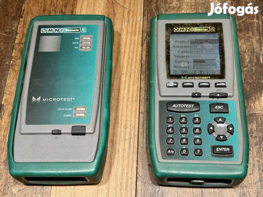 Microtest Omniscanner hálózati kábelminősítő rendszer