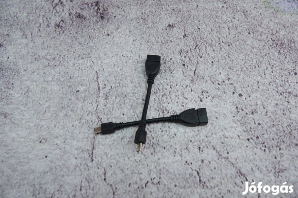 Microusb-USB Otg kábel Microusb apa USB anya