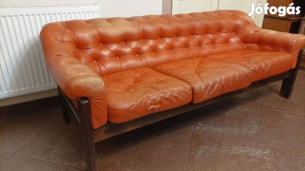 Mid Century kanapé 2 db fotellel