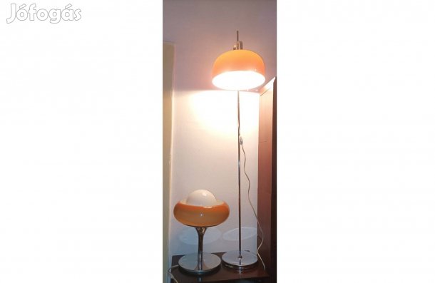 Mid century formatervezett állólámpa, Harvey Guzzini, Medusa lamp