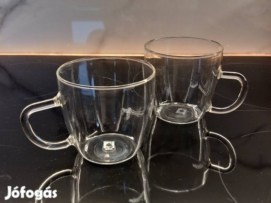 Mid-century jénai üveg teás csésze