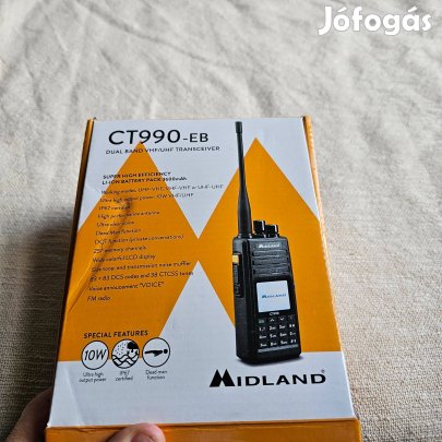 Midland amatőr kézi adóvevő CT990 EB új dobozos