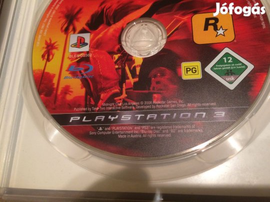Midnicht Club Losangeles Playstation 3 játék