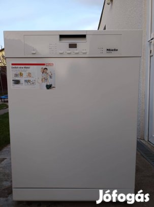 Miele A+ fehér pult alá helyezhető digitális 14 terítékes mosogatógép