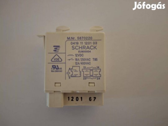 Miele mosogatógép fűtés relé ( m.nr. 5870220 )