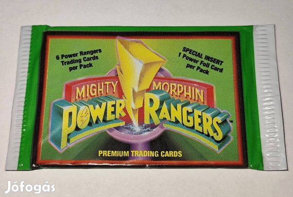 Mighty Morphin Power Rangers Trading Cards bontatlan kártya csomagok