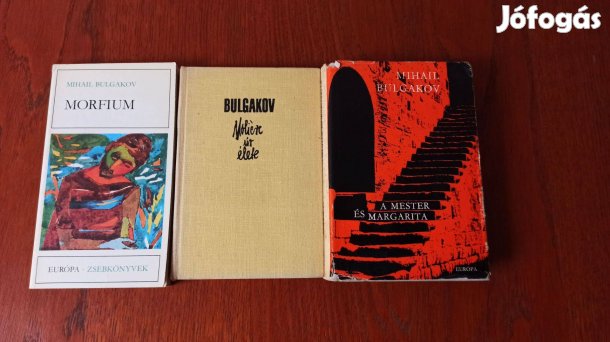Mihail Bulgakov könyvcsomag / 3 db könyv