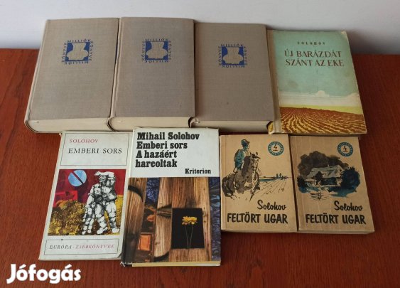 Mihail Solohov könyvcsomag / 5 db könyv