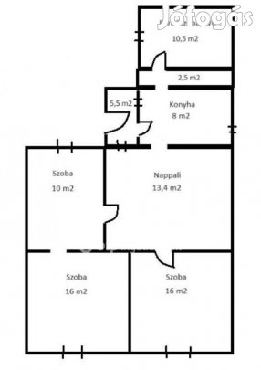 Mikepércsi 78 nm-es ház eladó