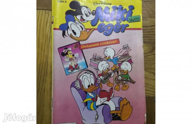 Miki Egér 1989/5 Színes Képregény az 1980-as évekből!!!