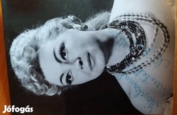 Miklós Klára Jászai Mari-díjas színésznő dedikált fotója