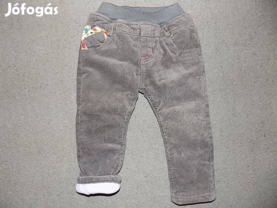 Mikrobársony, vastag bélésű nadrág, 80-as