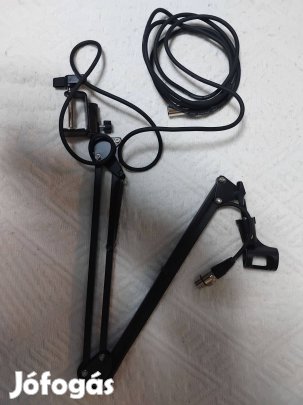 Mikrofon állvány asztali