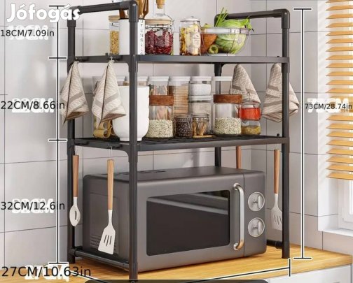 Mikrohullámú sütő állvány 