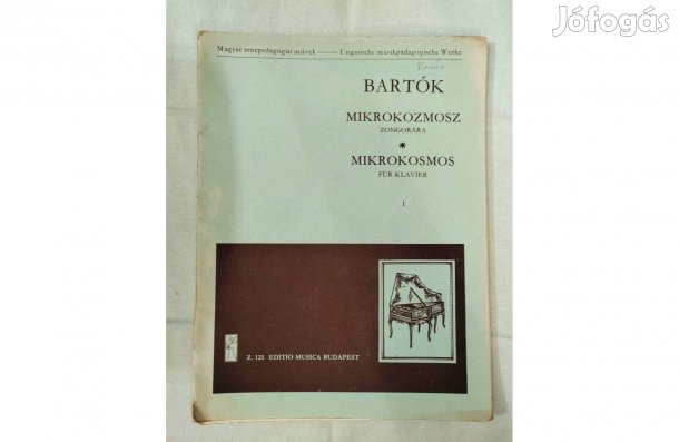 Mikrokozmosz Zongorára, Bartók, 3 kotta egyben