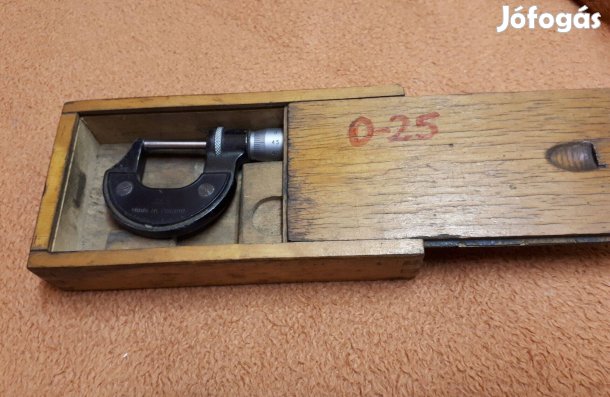 Mikrométer 0-25 mm használt eladó !