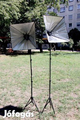 Mikrosat stúdió lámpák izzókkal