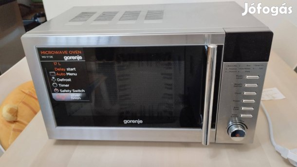 Mikrosütő Gorenje Inox működőképes
