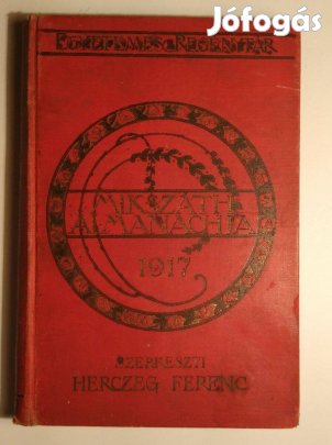 Mikszáth Almanach 1917-ik Évre (Herczeg Ferenc) sérült (10kép+tartalom