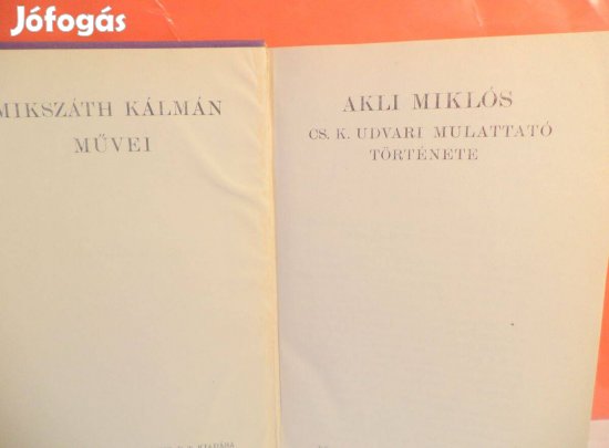 Mikszáth Kálmán: Akli Miklós