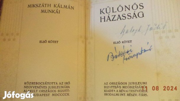 Mikszáth Kálmán: Különös házasság