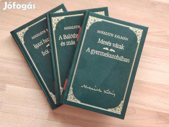 Mikszáth Kálmán teljes könyvsorozat 1-22. új állapotban eladó csak